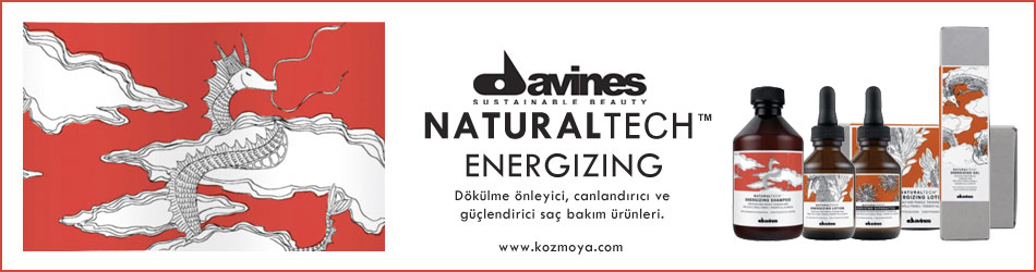 Davines Natural Tech Energizing dökülme önleyici, canlandırıcı ve güçlendirici saç bakım ürünleri.