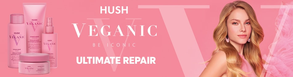 HUSH Veganic Ultimate Repair Yıpranmış Saçlar İçin Onarıcı Saç Bakım Ürünleri