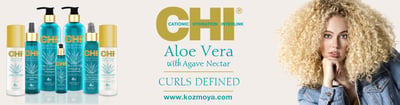 CHI Aloe Vera With Agave CHI Aloe Vera With Agave Nectar Kıvırcık ve dalgalı saçlar için bukle belirginleştirici bakım ürünleri.