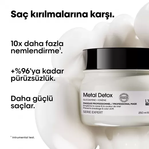 LOREAL Metal Detox Renklendirme Sonrası Arındırıcı Bakım Maskesi Mini 75ml