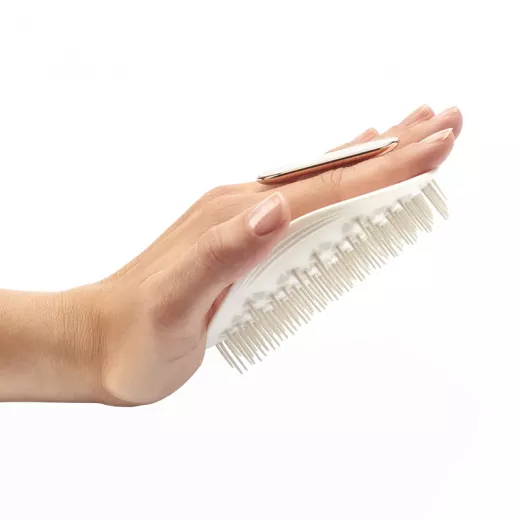 Manta Kırılma Önleyici Esnek ve Hassas Kolay Tarama Fırçası Pearl White
