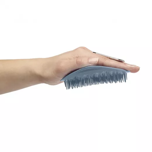 Manta Mirror Kırılma Önleyici Esnek ve Hassas Kolay Saç Tarama Fırçası Powder Blue