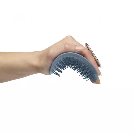 Manta Mirror Kırılma Önleyici Esnek ve Hassas Kolay Saç Tarama Fırçası Powder Blue