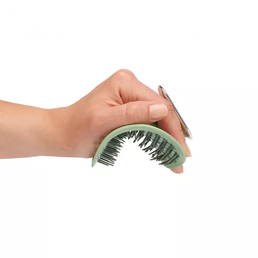 Manta Kırılma Önleyici Esnek ve Hassas Kolay Tarama Fırçası Serene Green