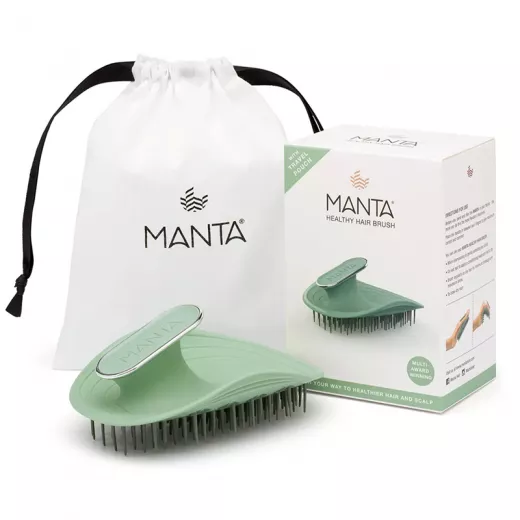 Manta Kırılma Önleyici Esnek ve Hassas Kolay Tarama Fırçası Serene Green