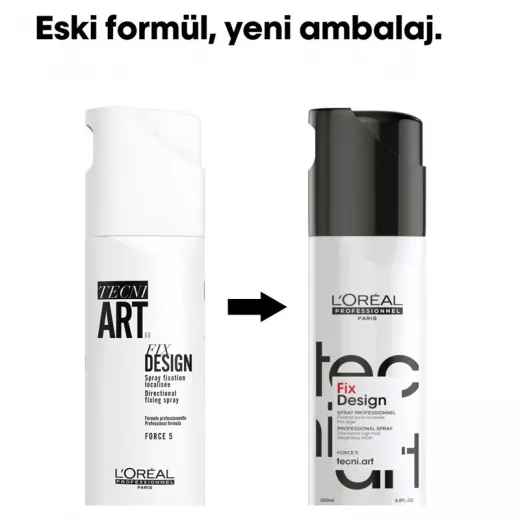 LOREAL Tecni Art Fix Design Bölgesel Tutuculuk İçin Sprey 200ml
