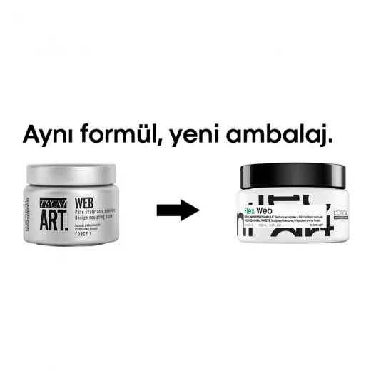 LOREAL Tecni Art Flex Web Doku Veren Lifli Gum Wax 150ml