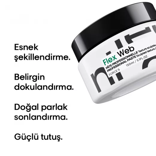 LOREAL Tecni Art Flex Web Doku Veren Lifli Gum Wax 150ml