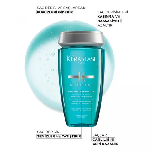 KERASTASE Specifique Bain Vital Dermo Calm Hassas ve Karma Saçlar İçin Yatıştırıcı Şampuan 250ml