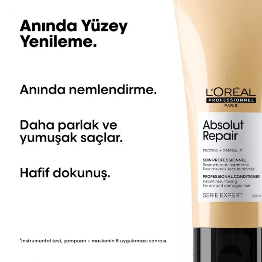 LOREAL Absolut Repair Kuru ve Yıpranmış Saçlar İçin Onarıcı Krem 200ml