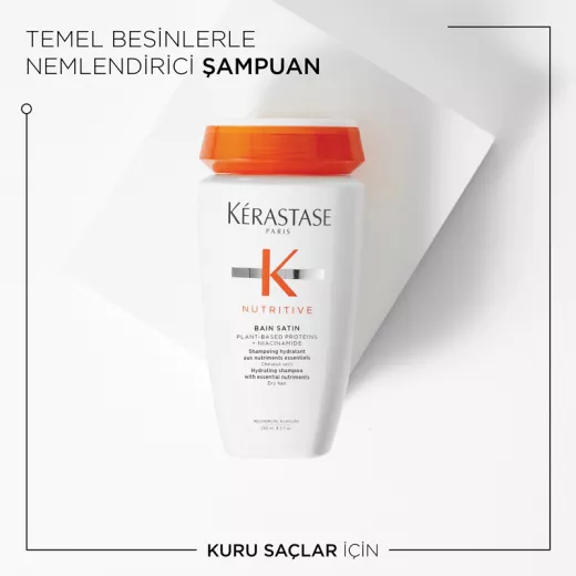 KERASTASE Nutritive Bain Satin Kuru Saçlar İçin Nemlendirici Şampuan 250ml