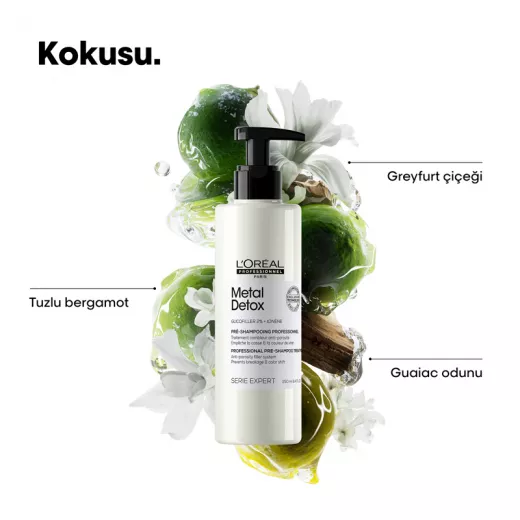 LOREAL Metal Detox Şampuan Öncesi Bakım Serumu 250ml