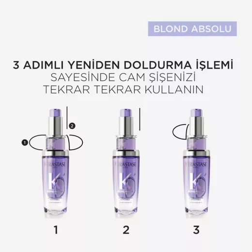 Kerastase Blond Absolu Huile Cicagloss Sarı Saçlar İçin Yoğun Güçlendirici Bakım Yağı Refill 75ml