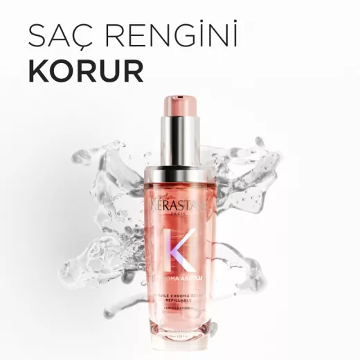 KERASTASE Chroma Absolu L'Huile Chroma Éclat Boyalı Saçlar İçin Bakım Yağı 75ml