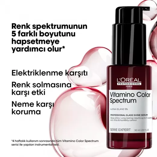 LOREAL Vitamino Color Spectrum Boyalı Saçlar İçin Cam Parlaklığı Serumu 30ml