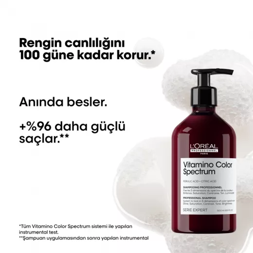 LOREAL Vitamino Color Spectrum Boyalı Saçlar İçin Bakım Şampuanı 500ml