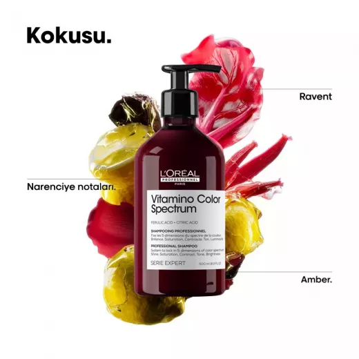 LOREAL Vitamino Color Spectrum Boyalı Saçlar İçin Bakım Şampuanı 500ml
