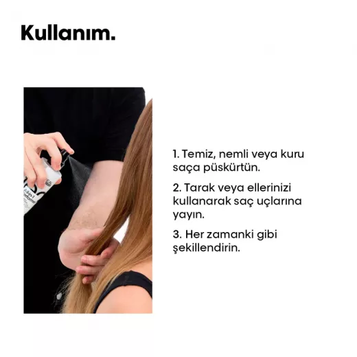 LOREAL Tecni Art All-in-1-Performer 30 Faydalı Durulanmayan Saç Bakım ve Şekillendirme Spreyi 190ml