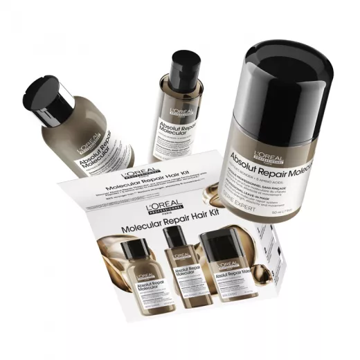 LOREAL Absolut Repair Molecular Repair Hair Kit Trio Üçlü Onarıcı Mini Saç Bakım Seti