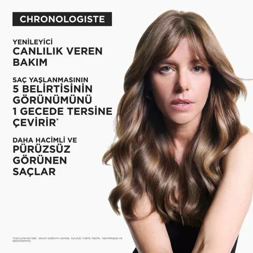 Kerastase Chronologiste Overnight Youth Serum Yaşlanma Belirtileriyle Zayıflayan Saçlar İçin Gençleştirici Gece Serumu 30ml