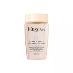 Kerastase Gloss Absolu Bain Creme Hydra-Glaze Kalın Telli Saçlar İçin Elektriklenme Önleyici Sülfatsız Parlaklık Şampuanı Mini 80ml