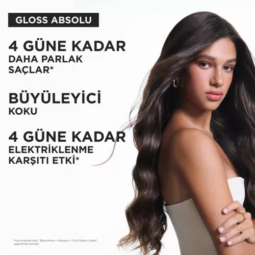 Kerastase Gloss Absolu Masque Creme Hydra-Glaze Kalın Telli Saçlar İçin Elektriklenme Önleyici Parlaklık Maskesi 200ml