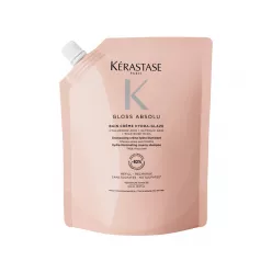 Kerastase Gloss Absolu Bain Creme Hydra-Glaze Kalın Telli Saçlar İçin Elektriklenme Önleyici Sülfatsız Parlaklık Şampuanı Refill 500ml