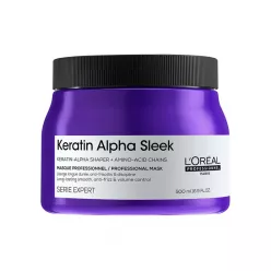 LOREAL Keratin Alpha Sleek Elektriklenme Önleyici ve Pürüzsüzleştirici Saç Maskesi 500ml
