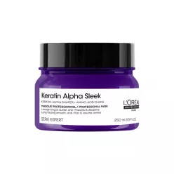 LOREAL Keratin Alpha Sleek Elektriklenme Önleyici ve Pürüzsüzleştirici Saç Maskesi 250ml