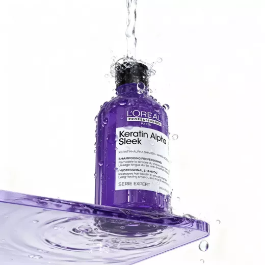 LOREAL Keratin Alpha Sleek Elektriklenme Önleyici ve Pürüzsüzleştirici Sülfatsız Şampuan 300ml