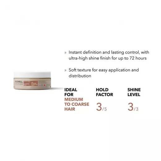GOLDWELL Style Sign Texture Defining Wax Orta Tutucu Çok Parlak Wax 75ml