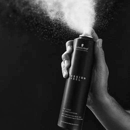 Schwarzkopf Session Label The Coat Isı Koruyucu Elektriklenme Önleyici Parlaklık Spreyi 300ml