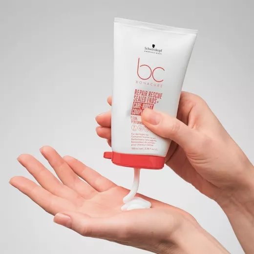 Schwarzkopf BC Bonacure Repair Rescue Acil Kurtarma Durulanmayan Kırık Uç Önleyici Krem 100ml