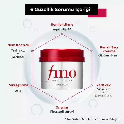 Fino Premium Touch Onarıcı Saç Bakım Maskesi 230g