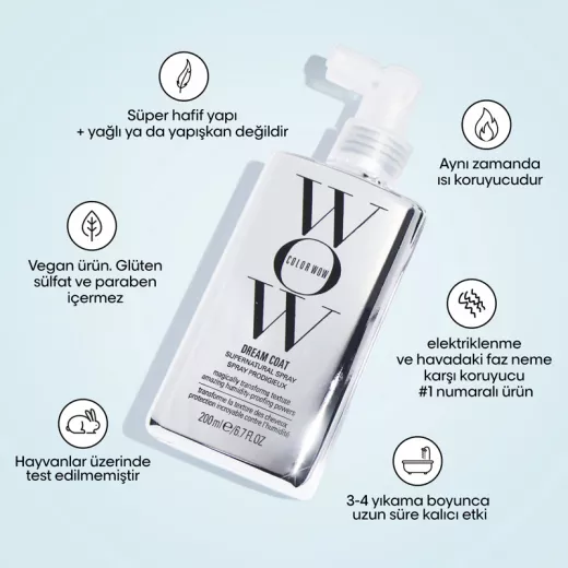 Color WOW Dream Coat Supernatural Su Geçirmez Cam Kaplama İksiri 200ml