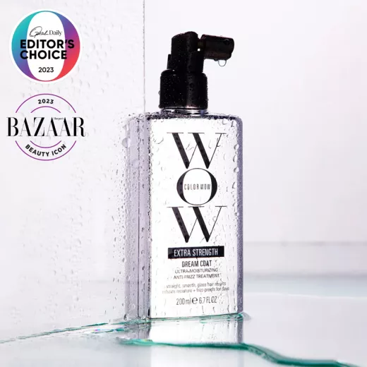Color WOW Dream Coat Extra Strength Aşırı Kuru/Kıvırcık Saçlar İçin Su Geçirmez Cam Kaplama İksiri 200ml