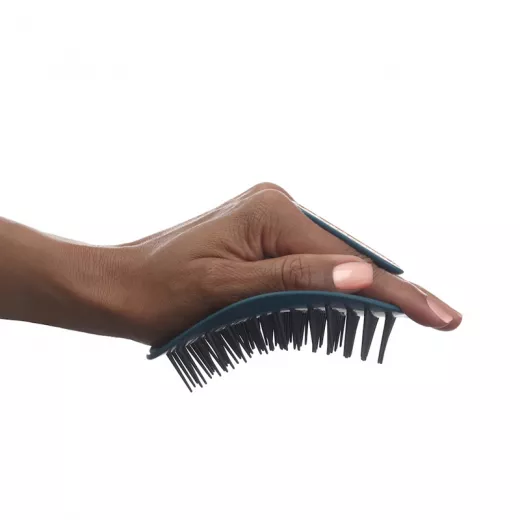 Manta Curls Kıvırcık Saçlar İçin Kırılma Önleyici Esnek ve Hassas Kolay Tarama Fırçası Soft Teal