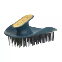 Manta Curls Kıvırcık Saçlar İçin Kırılma Önleyici Esnek ve Hassas Kolay Tarama Fırçası Soft Teal