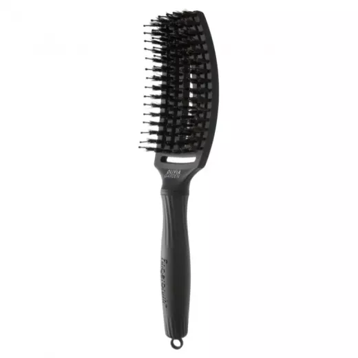 Olivia Garden Finger Brush FB Combo Medium Saç Fırçası Siyah