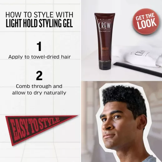 American Crew Light Hold Styling Gel Hafif Tutucu ve Parlak Jöle 250ml