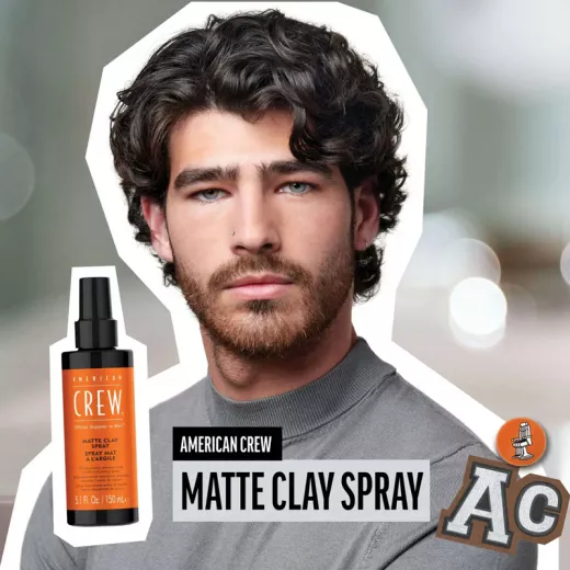 American Crew Matte Clay Spray Orta Tutucu Kil Bazlı Mat Görünüm ve Hacim Spreyi 150ml