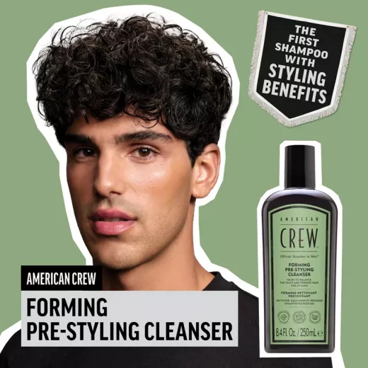 American Crew Forming Pre-Styling Cleanser Kıvırcık Saçlar İçin Elektriklenme Önleyici Bukle Belirginleştirici Şampuan 250ml