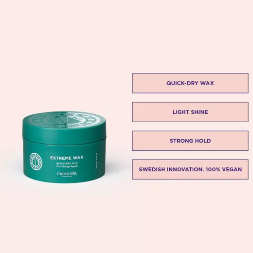 Maria Nila Extreme Wax Güçlü Tutucu Orta Parlak Wax 100ml