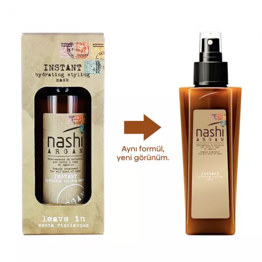 Nashi Argan Instant Durulanmayan Nemlendirici ve Şekillendirici Sprey Maske 150ml