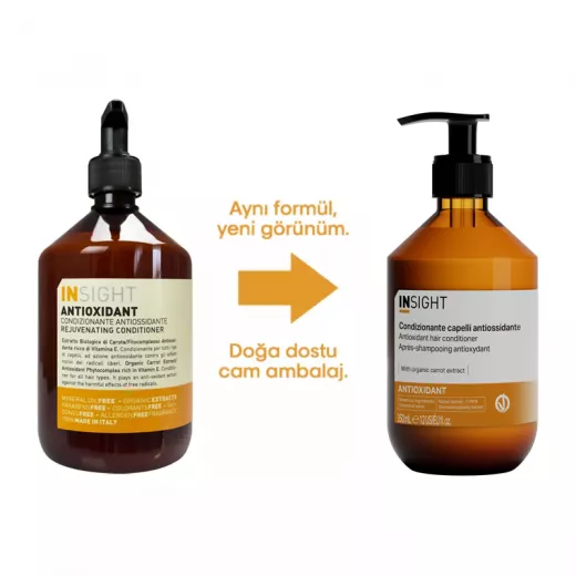 INSIGHT Antioxidant Tüm Saç Tipleri İçin Parabensiz Yenileyici ve Koruyucu Krem 350ml