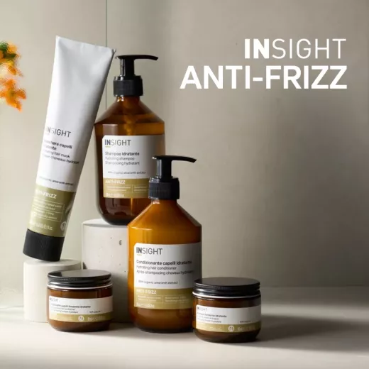INSIGHT Anti-Frizz Asi ve Kabarık Saçlar İçin Elektriklenme Önleyici Düzleştirici Krem 350ml