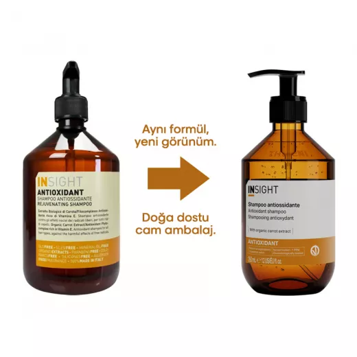 INSIGHT Antioxidant Tüm Saç Tipleri İçin Parabensiz Sülfatsız Yenileyici ve Koruyucu Şampuan 350ml