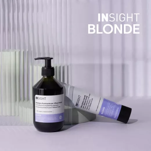 INSIGHT Blonde Sarı Saçlar İçin Turuncu ve Kızıllık Önleyici Bakım Maskesi 400ml