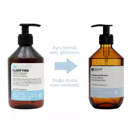 INSIGHT Clarifying Kepekli Saçlar İçin Parabensiz Sülfatsız Arındırıcı Şampuan 350ml