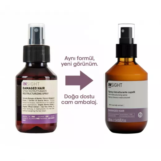 INSIGHT Damaged Hair Yıpranmış Saçlar İçin Onarıcı Sprey 100ml